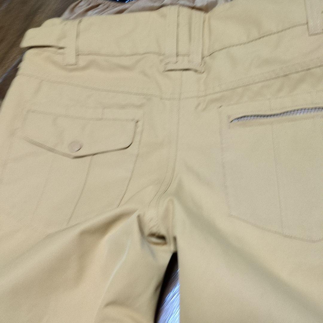 【美品】ROXY　スノボウェア　上下セット　総柄　小花柄　キャメルブラウン　Ｓ