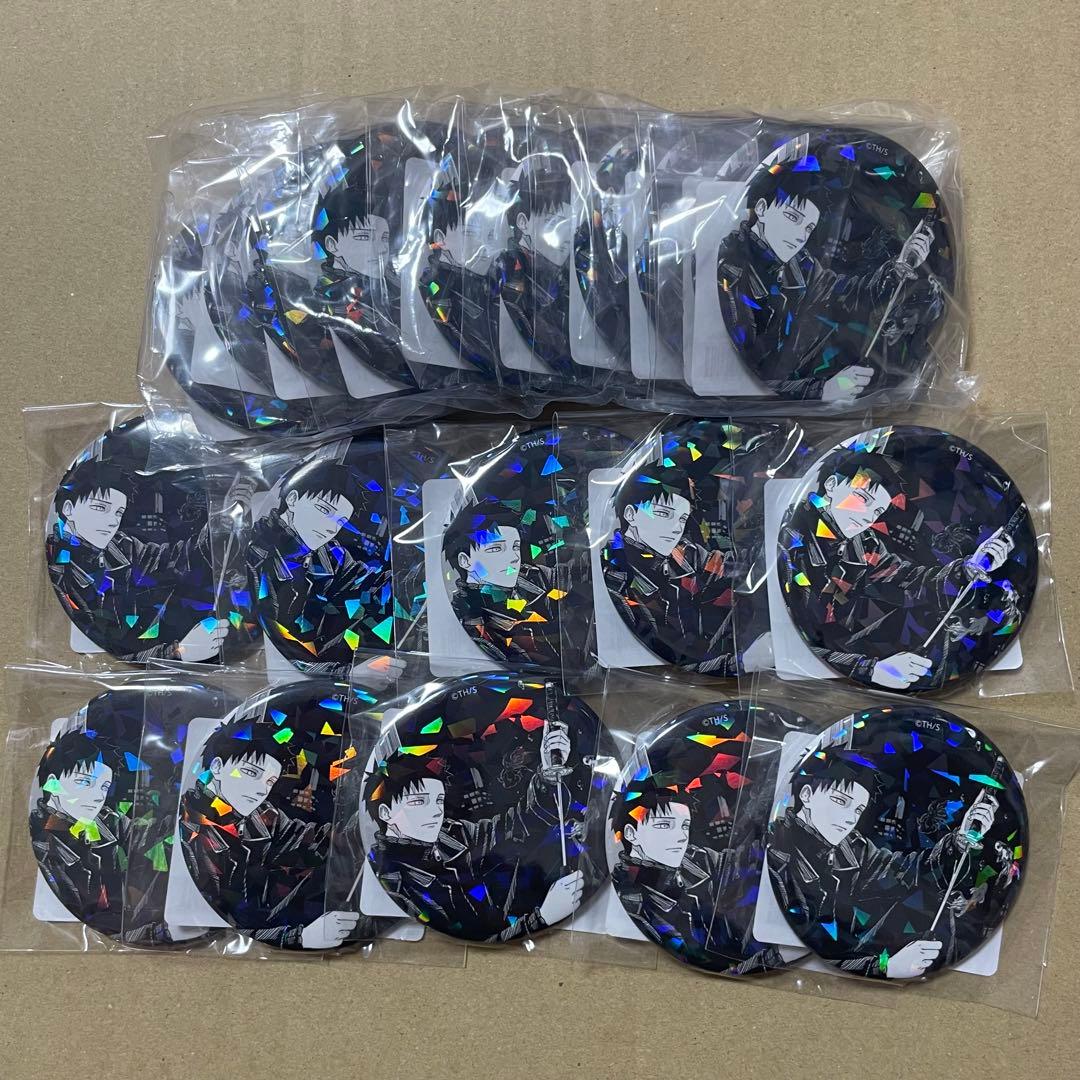 カグラバチ　オールスター缶バッジ　六平千鉱　ホログラム