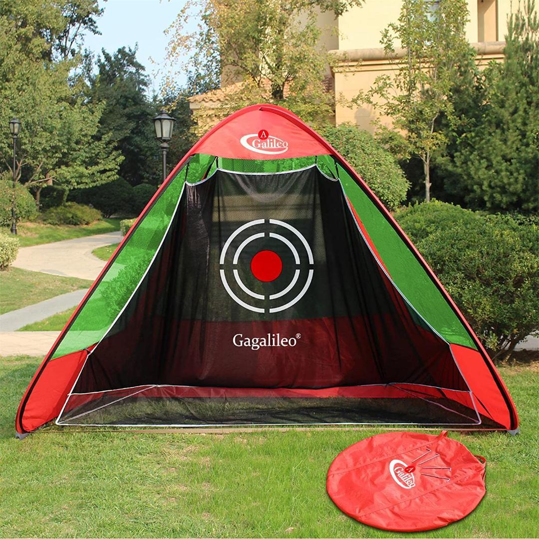 ゴルフネット　折りたたみ　ポップアップ　室内屋外　 3x2.1x1.8m