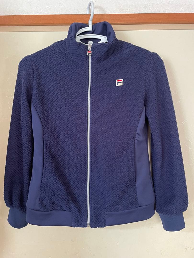 FILA ネイビー ジップアップジャケット