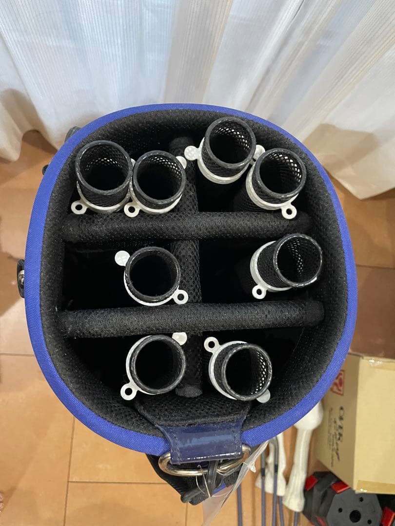 Le Coq Sportif キャディバッグ 青　ブリヂストンクラブ8点セット