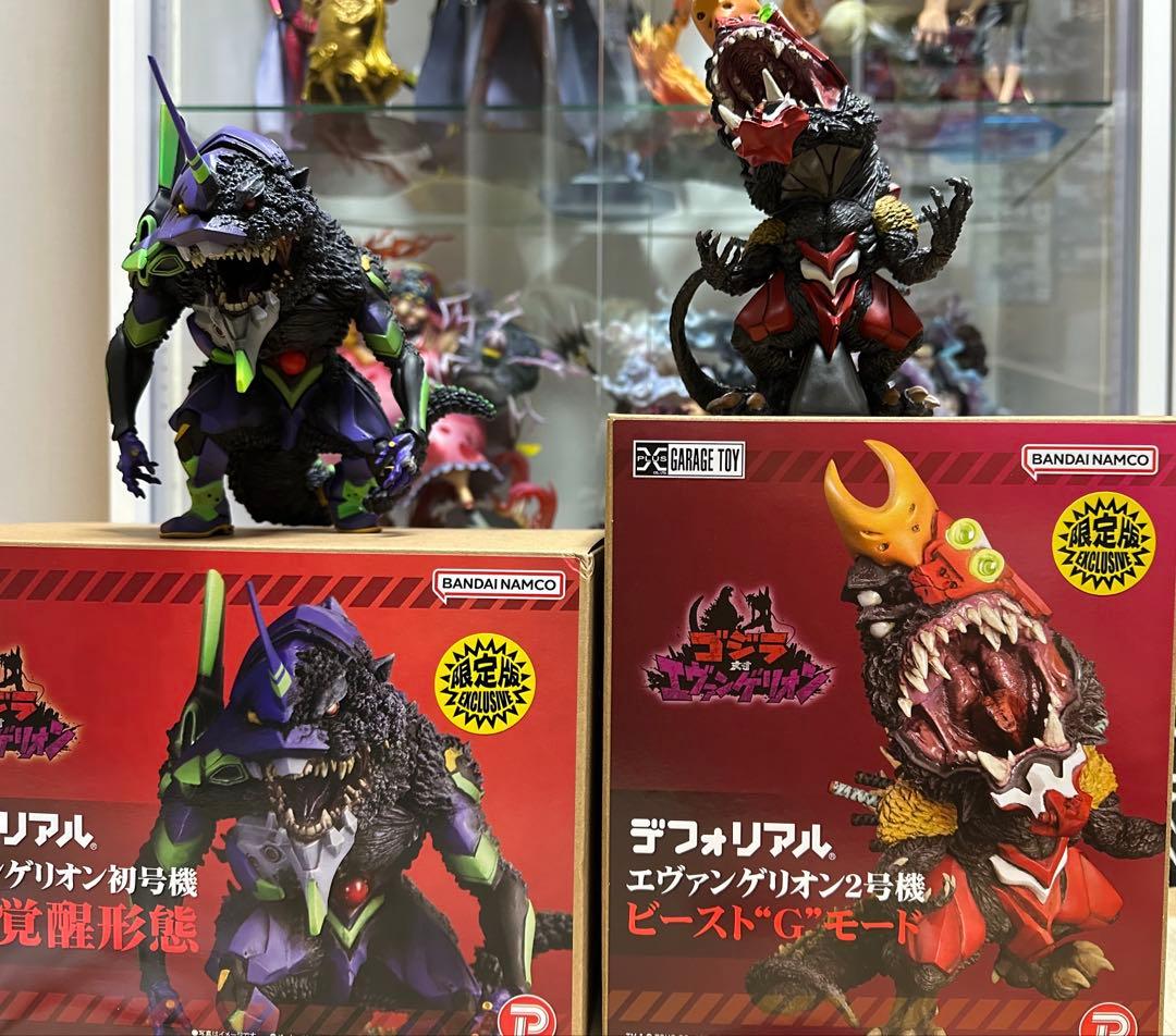 デフォリアル エヴァンゲリオン初号機 ・2号機ビースト 限定版２体セット