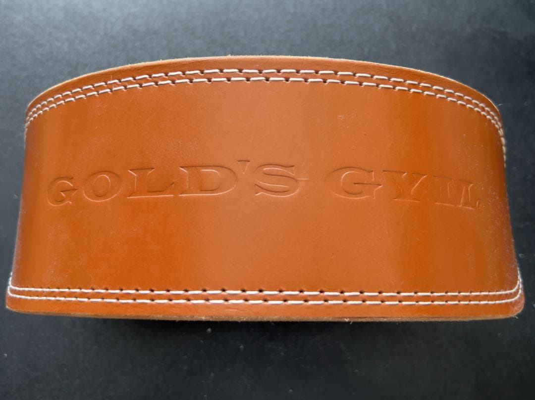 ゴールドジム プロレザーベルト Sサイズ／定価15400円 GOLD'S GYM