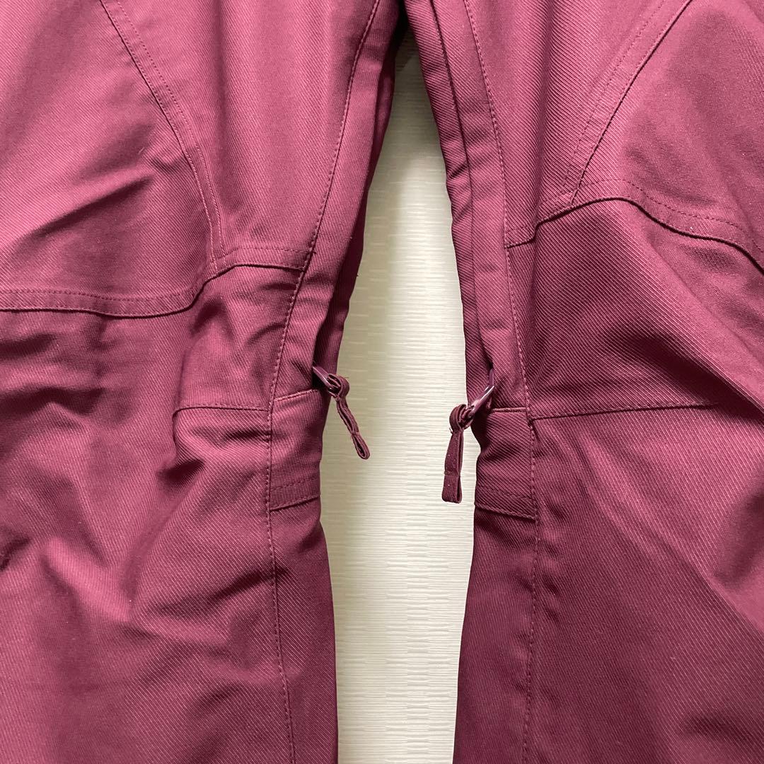 極めて美品✨ ROXY スノーボードパンツ バーガンディ Mサイズ