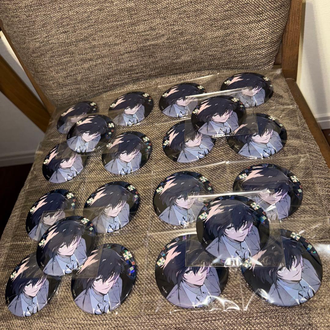 文豪ストレイドッグス　ホログラム缶バッジ C104 太宰治 20点