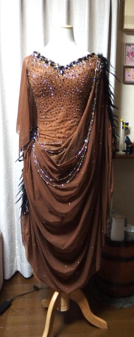 2/14迄【社交ダンス】ジャンティ　ブロンズラテンドレス（正装用）