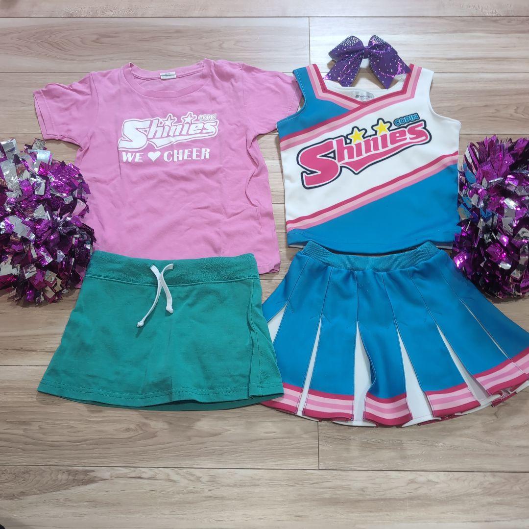 Shinies コパン チアリーディング ウェア JMサイズ Tシャツ リボン