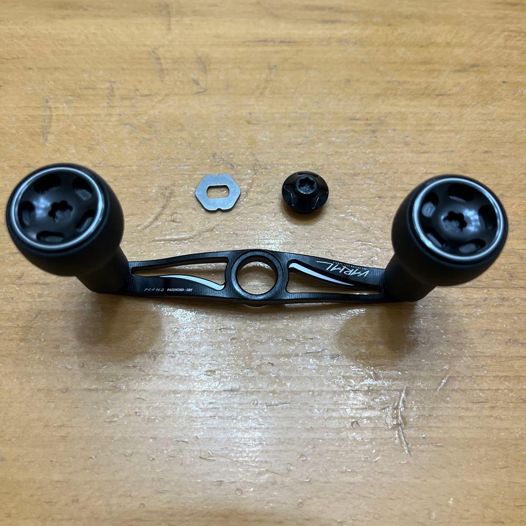 バリアルハンドル　pcd95mm ブラック ベイトリールハンドル