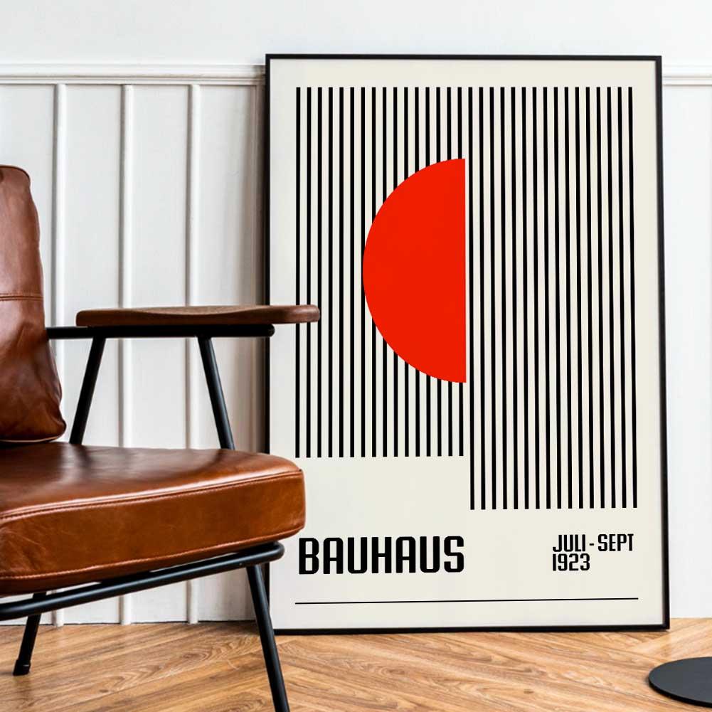 A1フレーム付き モダン デザイン バウハウス シンプル ポスター