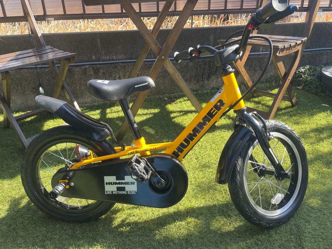 HUMMER 14inch 子供用自転車 イエロー