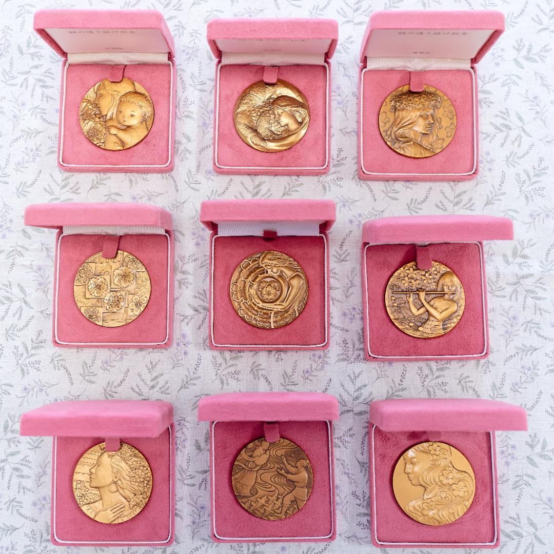 桜の通り抜け記念銅メダル　９点セット