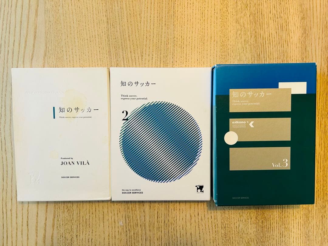 知のサッカー第1巻＋2巻＋3巻 DVD