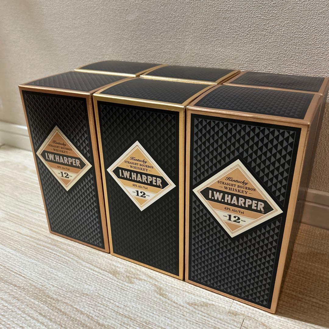I.W.HARPER 12年IWハーパー12年 6本　750ml ハーパー12年