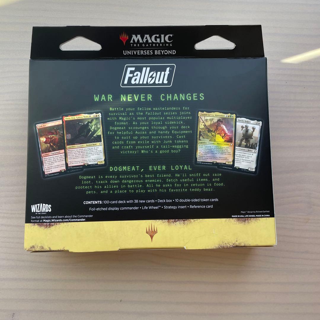 Fallout フォールアウト たくましき生存者たち 統率者デッキ 英語版 新品