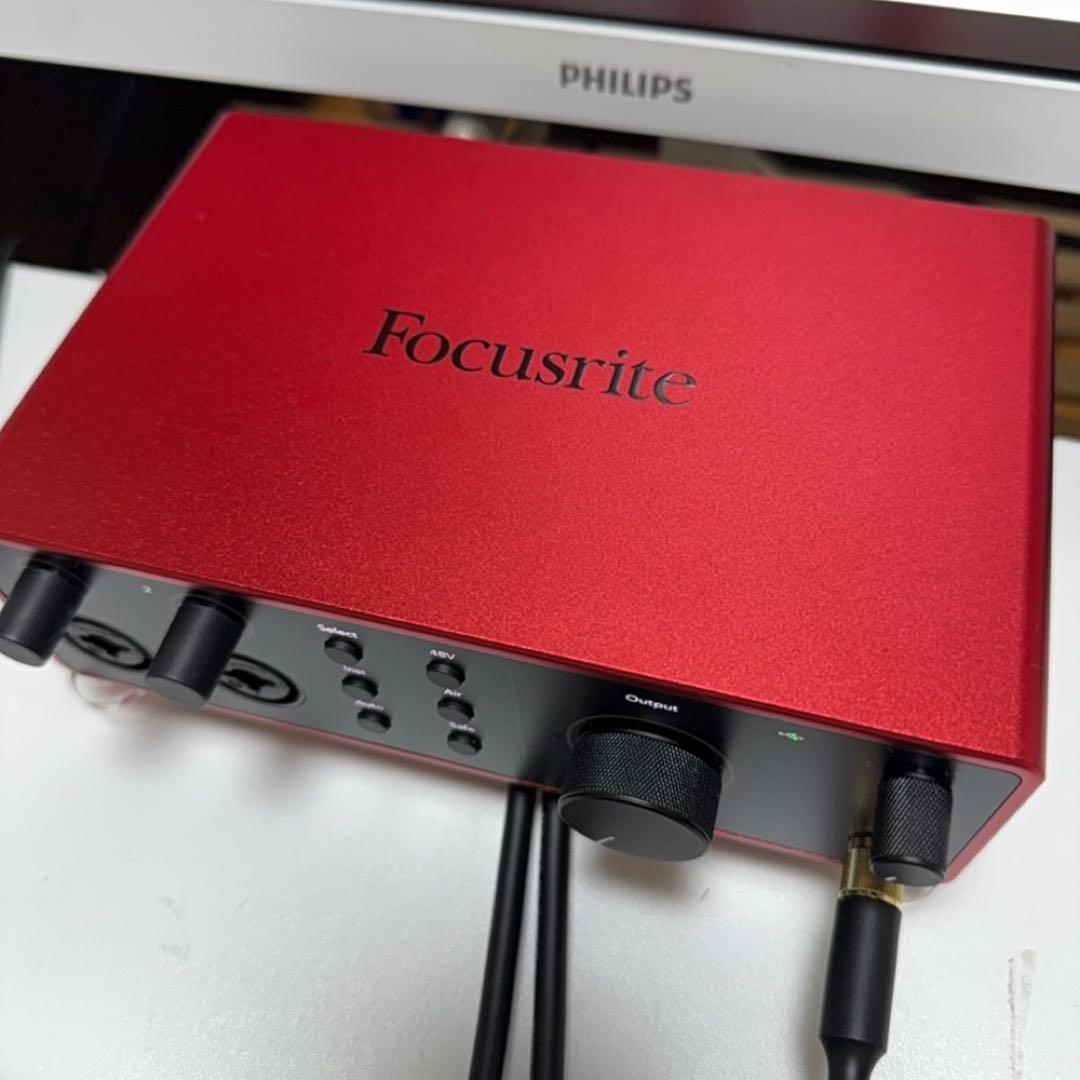 (gen. 4) FOCUSRITE Scarlett 4i4 モニター