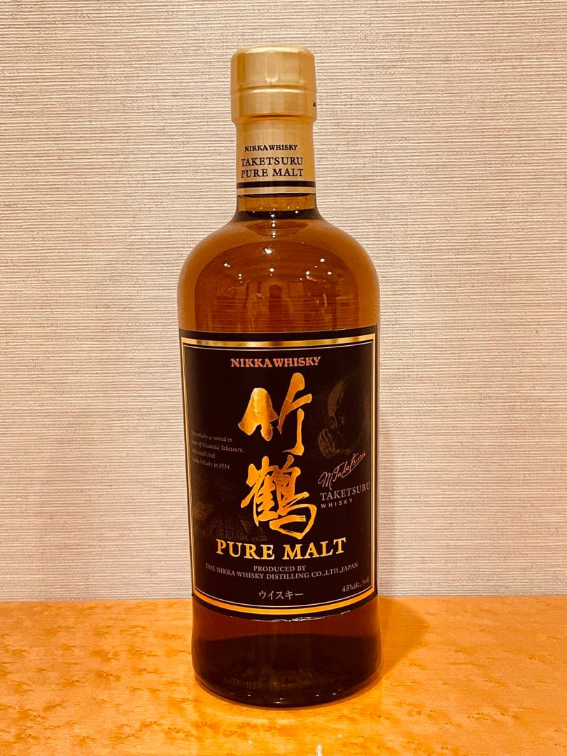 ニッカ 竹鶴 ピュアモルト 黒ラベル 700ml 43％