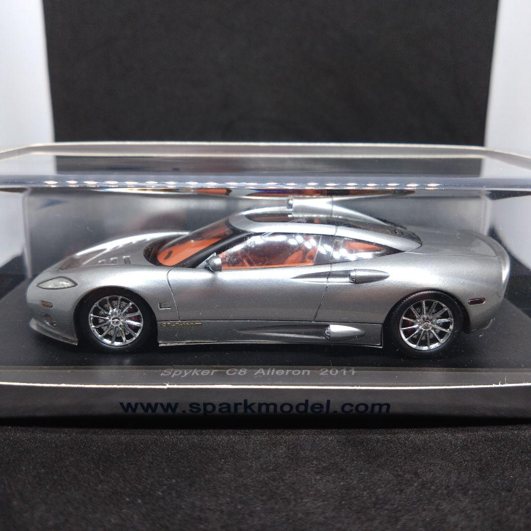スパーク 1/43 スパイカー C8 アイルロン 2011 シルバー