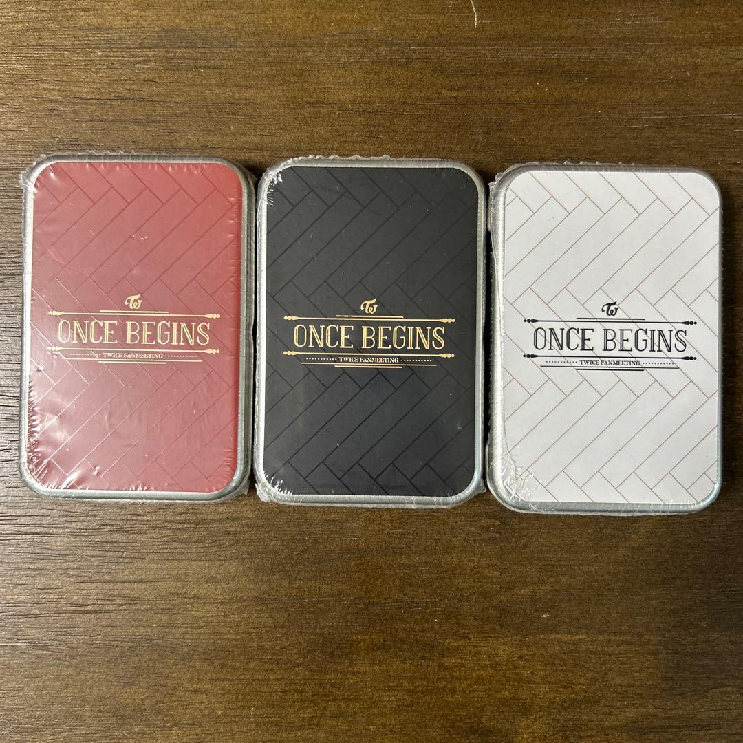 新品未開封 twice ONCE BEGINS フォトカードセット