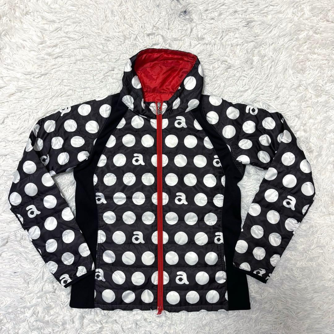 アルチビオ 中綿 ジャケット ジップ 水玉 ゴルフウェア ブルゾン