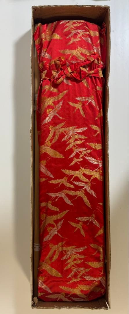 琴とバチ、赤いケース付き