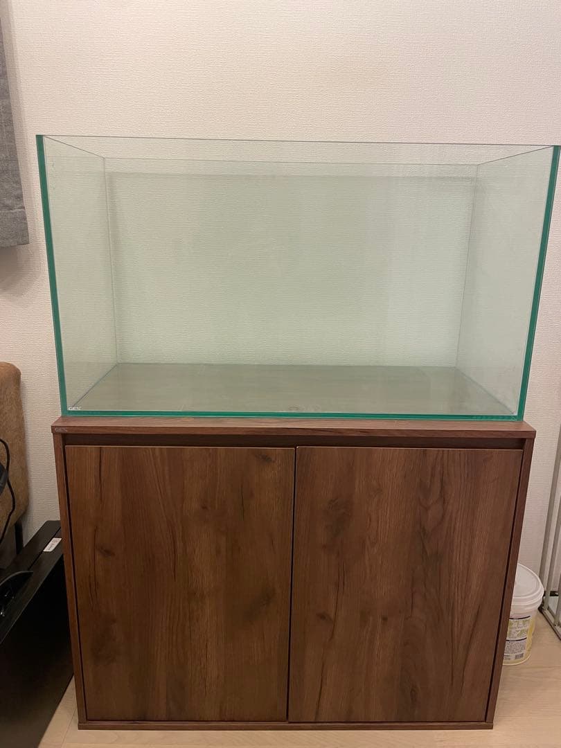 ガラス水槽900　水槽台セット　引き取り限定
