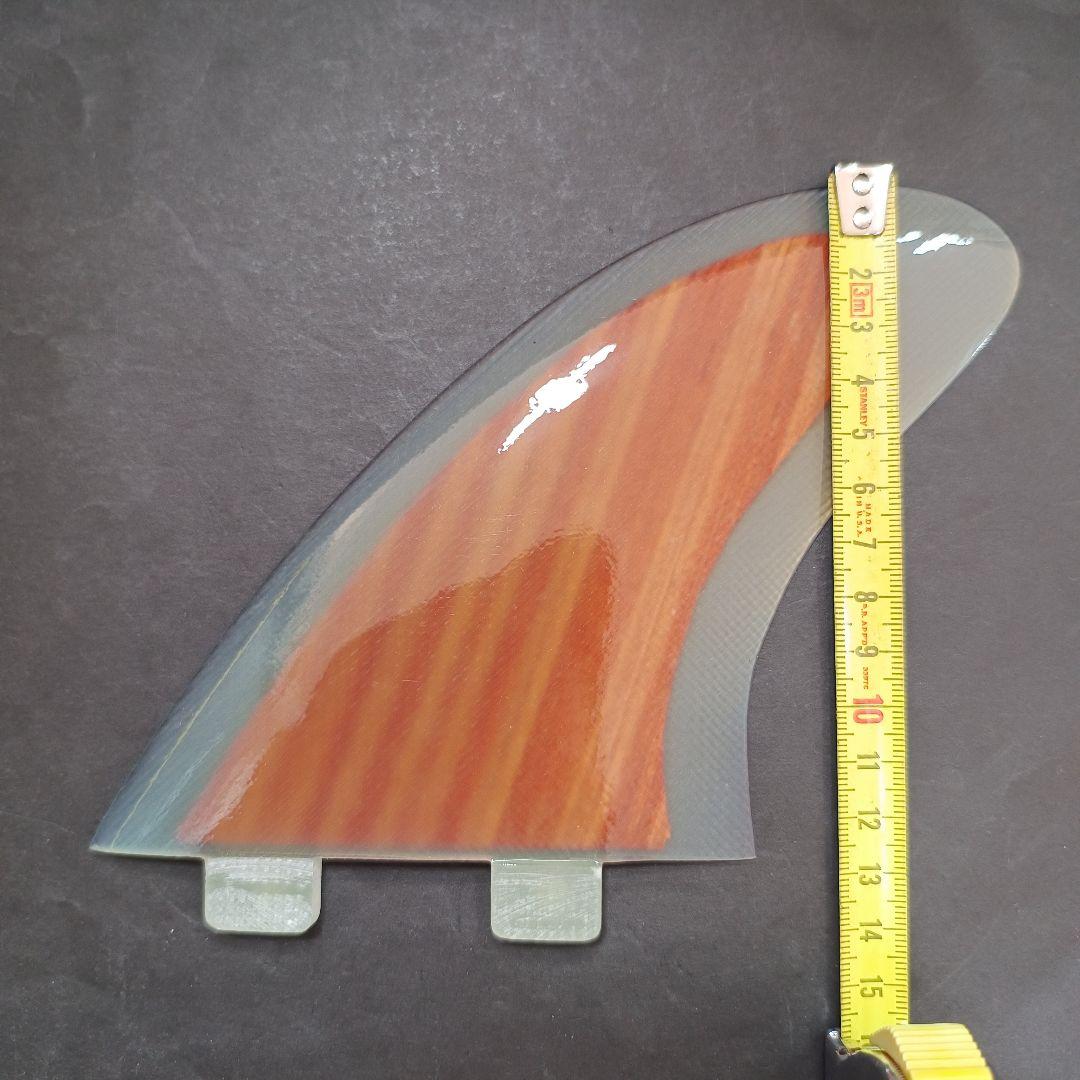 ウッドコア　クワッドフィン　ダークウッド　FCS対応 フィン