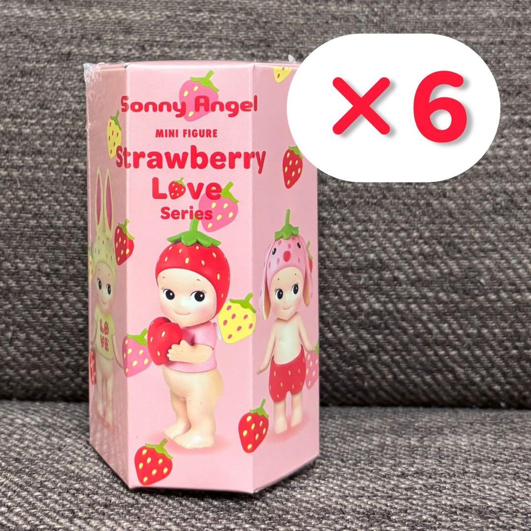 ６個 ソニーエンジェル ストロベリーラブ Sonny Angel Love