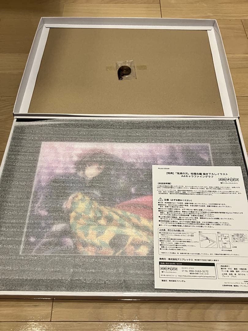 鬼滅の刃 柱稽古編／書き下ろしイラストA4キャラファイングラフ（冨岡義勇）