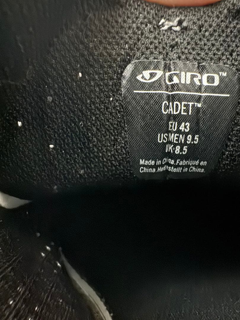 GIRO ビンディングシューズ　クリート黄付き