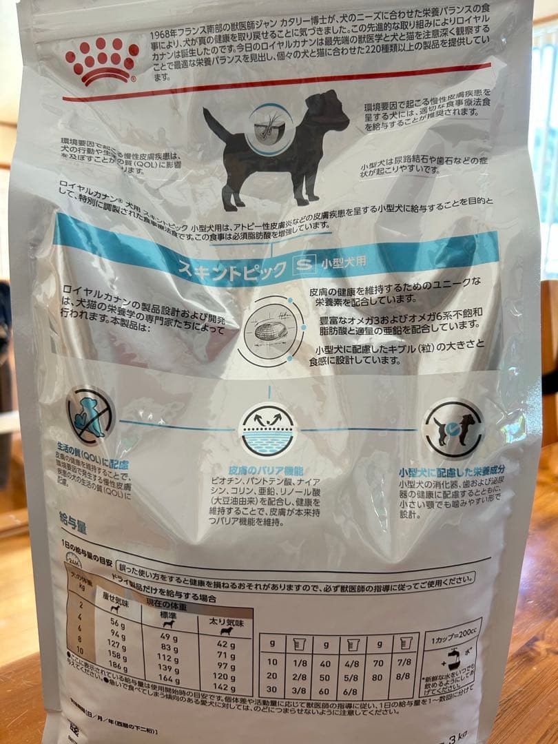  CANIN スキントピック 小型犬用 3kg