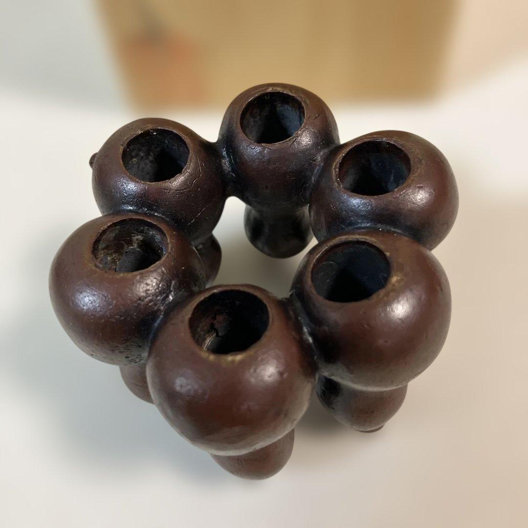 茶道具 蓋置 呂舟造 共箱