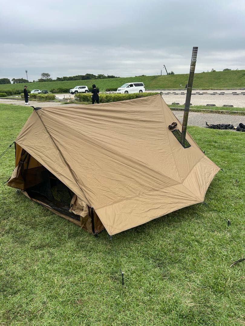 薪ストーブとテントセット