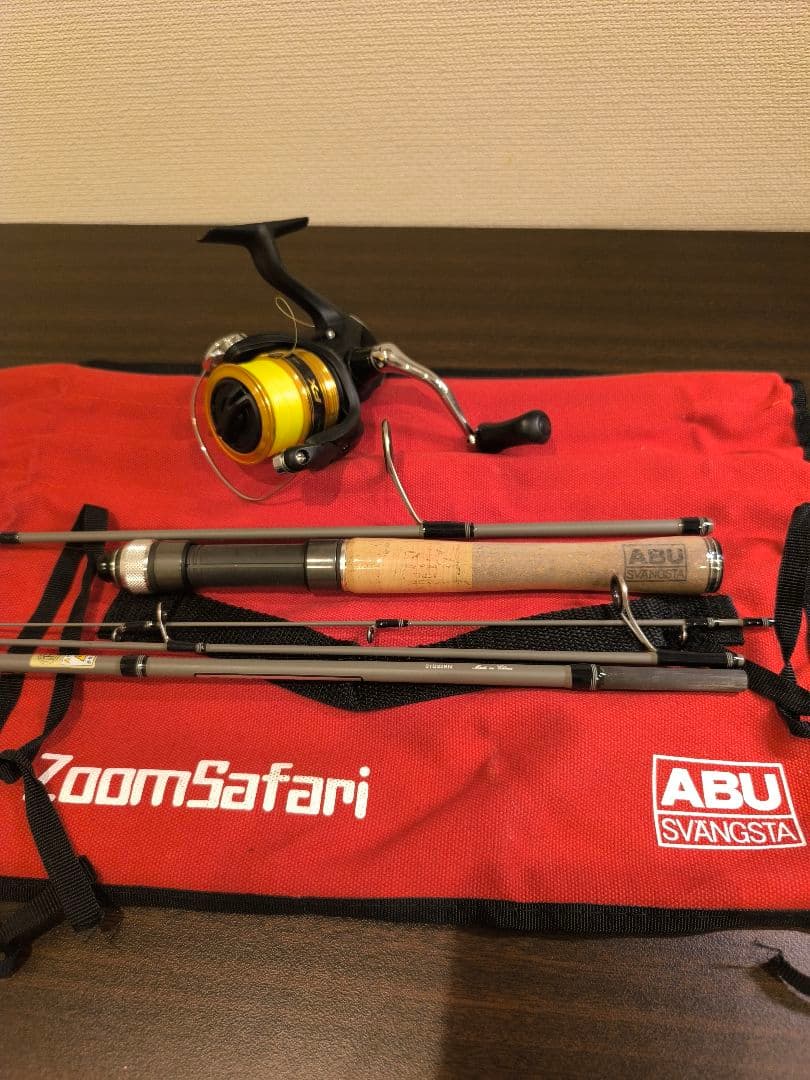 ABU ZoomSafari 505L分割式釣り竿 リール付き