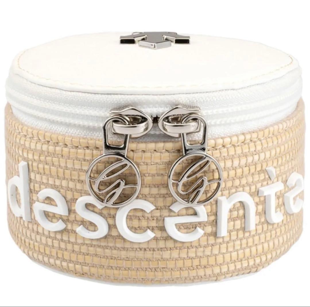 小物入れ ストロー風素材 アクセサリーホルダー デサントゴルフ