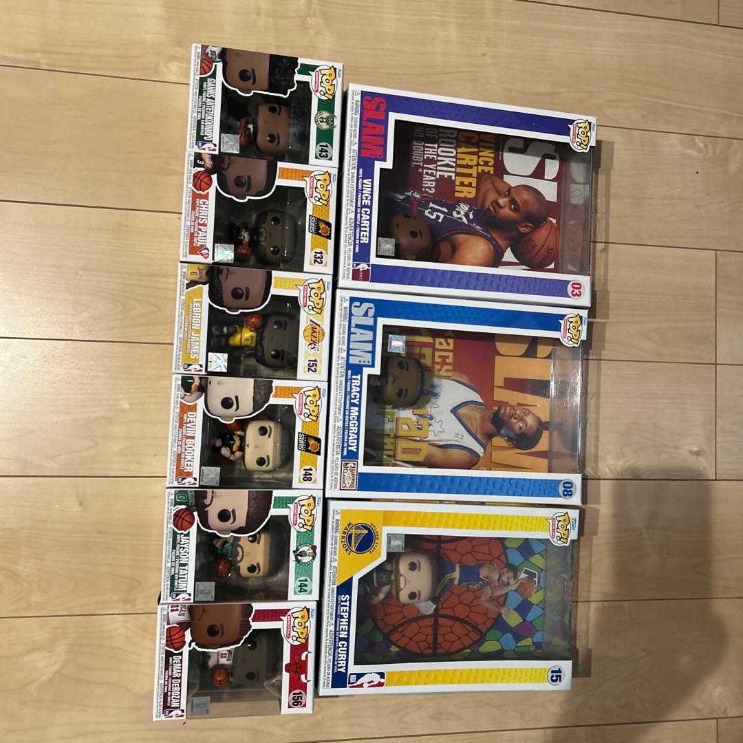 Funko POP! NBA・SLAM フィギュア9体まとめ売り 箱あり　未開封