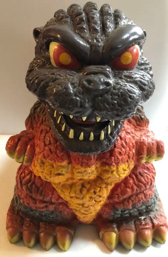 でっかい貯金箱 バーニングゴジラ 特撮 ユタカ 1994年