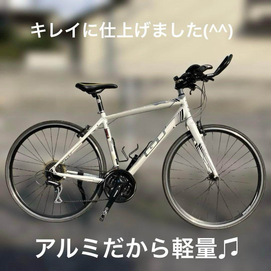 GT TACHYON 4.0 クロスバイク【アルミ】 Mサイズ白　送料込みです♫