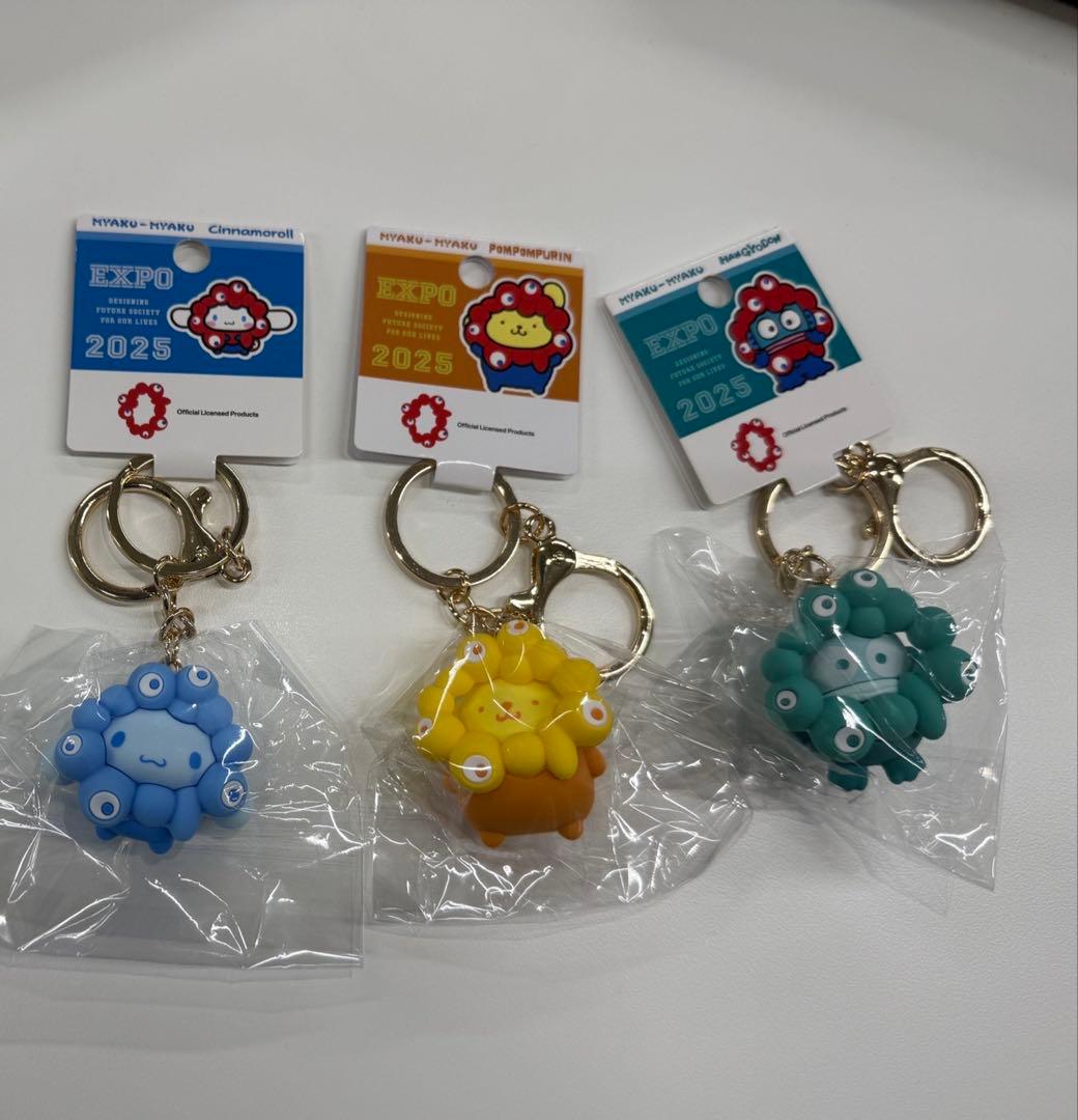 サンリオ　ミャクミャク　キーホルダー　2025EXPO