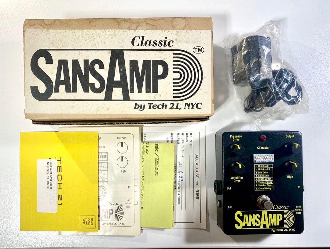 【元箱付き】SansAmp Classic ギターエフェクター