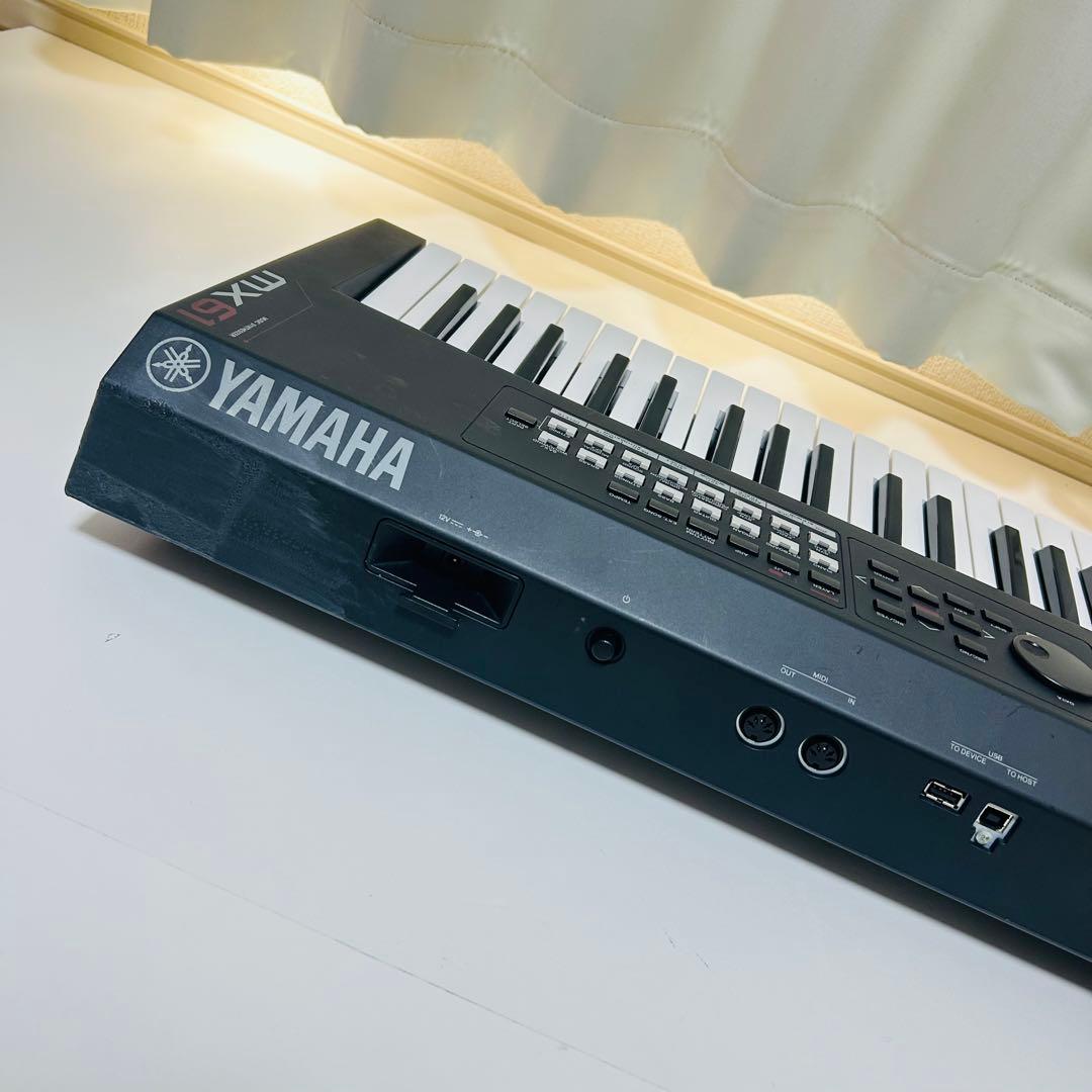 【美品】YAMAHA シンセサイザー MX61 BK 61鍵盤 YAMAHA