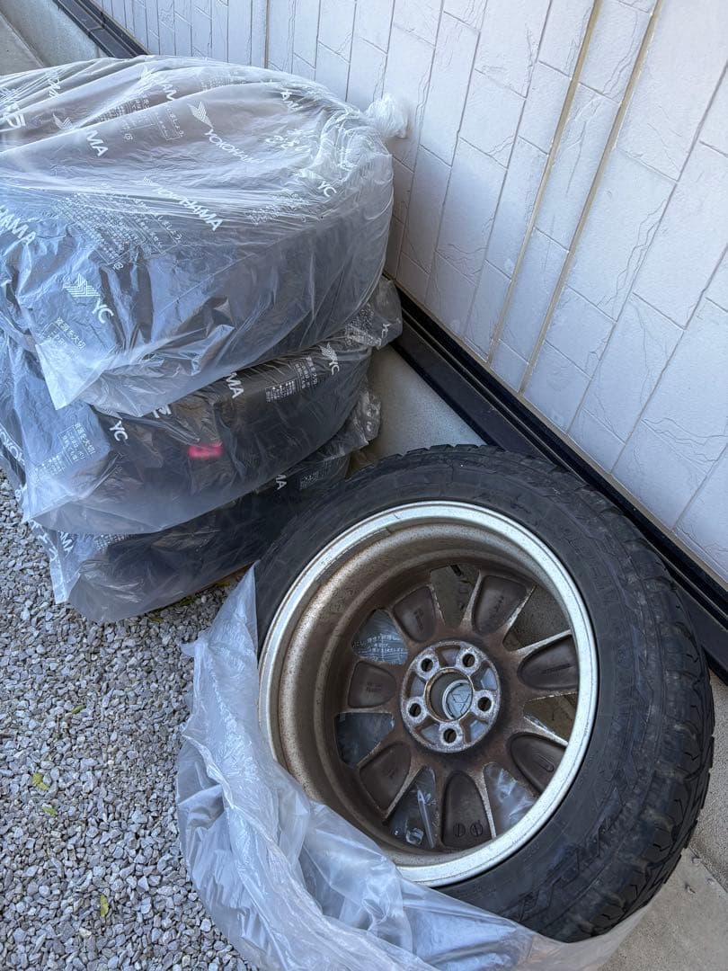 デリカD5 純正　ホイール　タイヤセット　手渡し希望