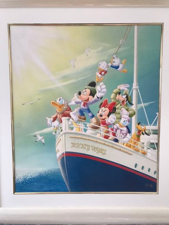 世界限定80枚ディズニー絵画アールグラージュ