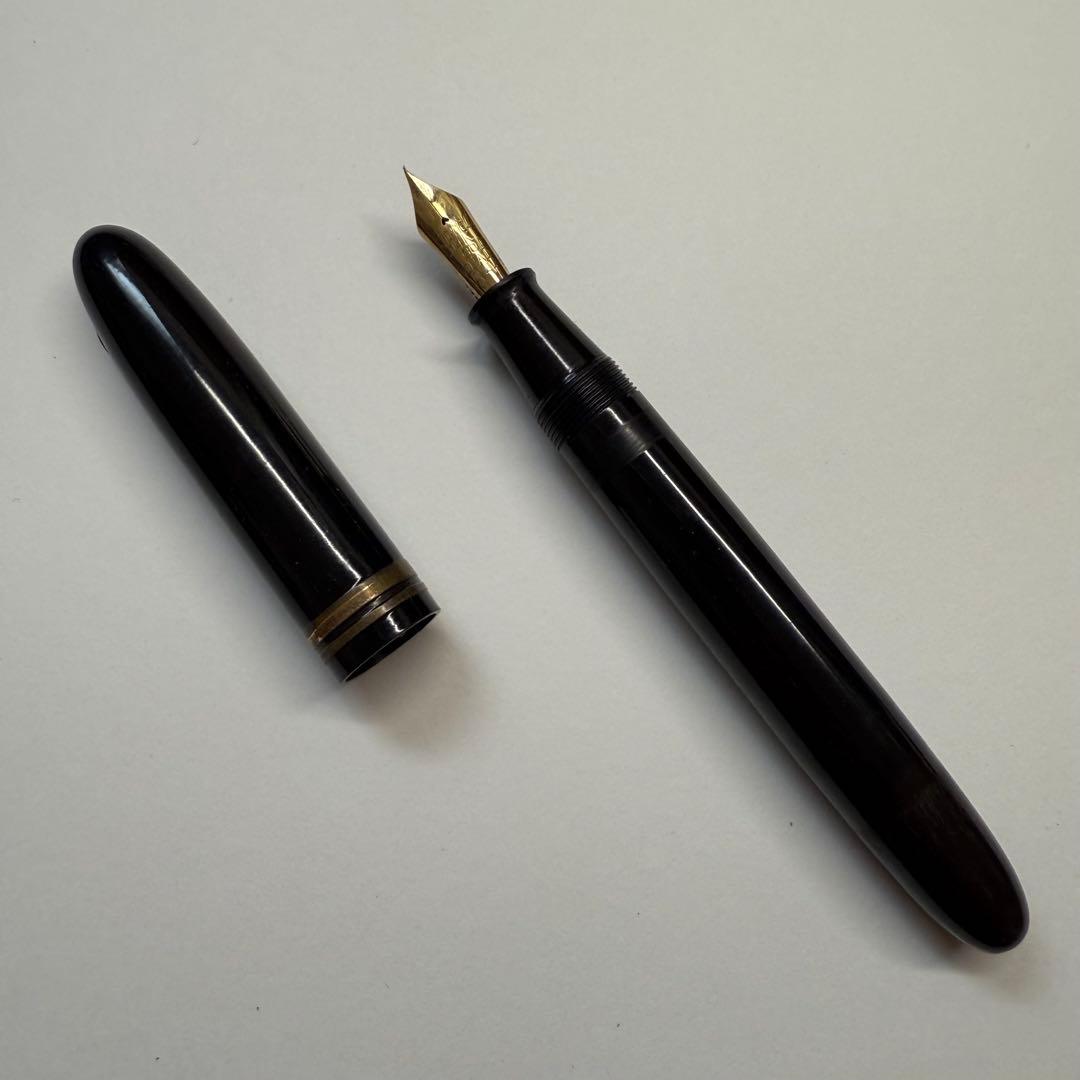 サンエス　万年筆　インキ止め式　ビンテージ