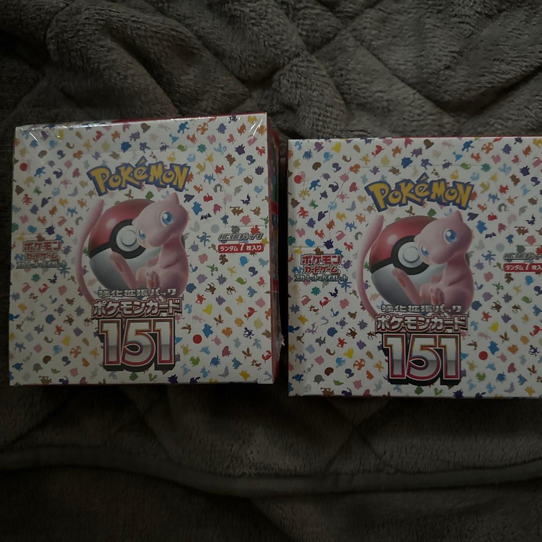 ポケモンカード151 2箱セット　シュリンク付き