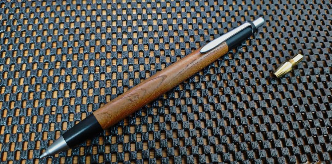 【最終お値下げ】野原工芸　旧型　欅　つや消し　シャープペンシル