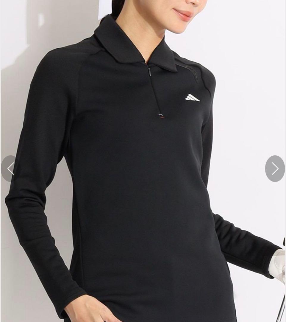 ダンボールニット　スカート長袖ポロ　セットアップ　秋冬　生地分厚め　サイズM