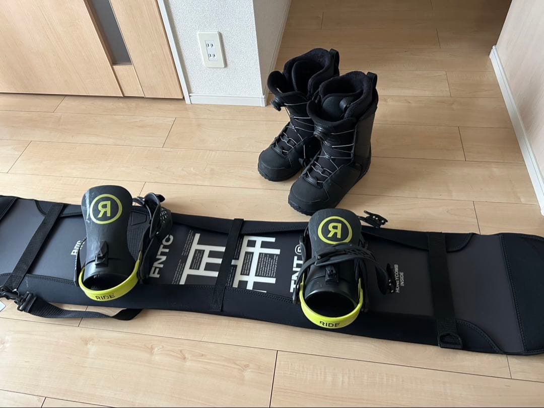 スノーボード3点セット　グラトリ　RIDE FNTC TNTR