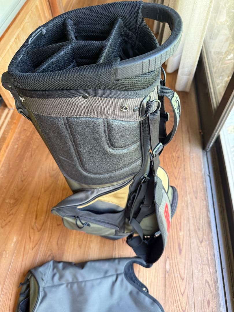 BRIEFING キャディバッグ オリーブ・ブラック限定20周年