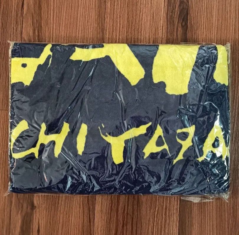 【新品未開封】矢沢永吉 スペシャルビーチタオル SBT フデロゴ 紺色黄色