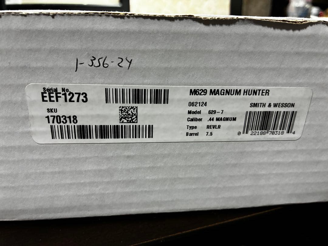 タナカワークス　ガスガン　m629 PC コンプハンター　実物ケース　付属